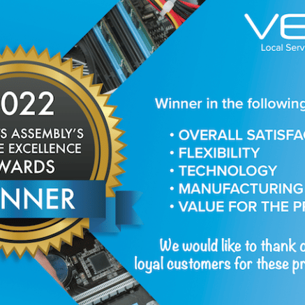 Vexos CIRCUITS ASSEMBLY, the Service Excellence Awards
